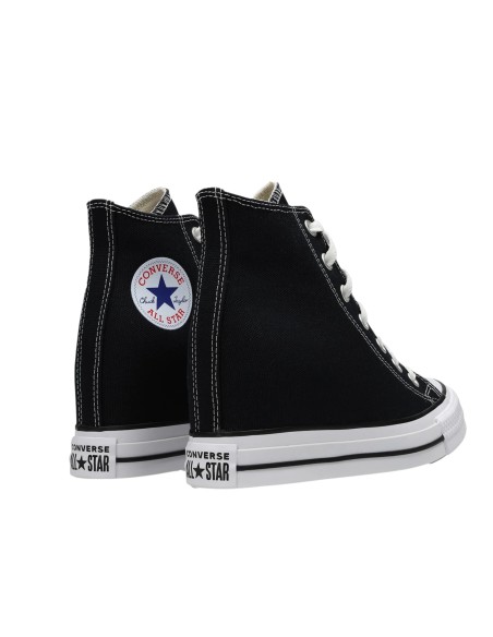 Converse nera con zeppa